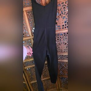 🌟 Cloud + Yoga Black Jumpsuit